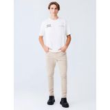LTB Beyaz Erkek T-hirt, BEYAZ_105-OFF WHITE, S, Basic T-Shirt