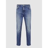 LTB Elmore Zıp Neılan Undamaged Wash Erkek Jean - Mavi - 30 / 28
