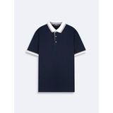 LTB Erkek Basıc Polo Yaka Regular Lacivert T-shırt
