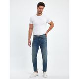 LTB Erkek Dıego X Y Dar Paça Orta Bel Jean Pantolon Mavi Denim Desenli Günlük Stil - 30 - 34