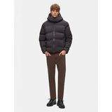 LTB Erkek Kapüşonlu Şişme Kahve Rengi Mont - Karışık - 2XL