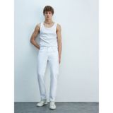 LTB Erkek Sawyer P Orta Bel Jean Pantolon - 32 / 32 - Beyaz
