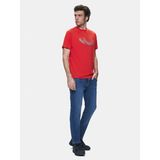 LTB Erkek Sıfır Yaka Kısa Kollu Regular Kırmızı T-shırt - 2XL