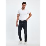 LTB Erkek Smarty Y Normal Bel Dar Paça Skınny Jean Pantolon Desenli Siyah Renk Günlük Stil - 30 / 30