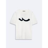 Ltb Jamabe Erkek Sıfır Yaka Kısa Kol T-Shirt 1225841866089 - Beyaz - 2XL