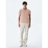 LTB Jeans Erkek Cezala Polo Tişört, Mahogany Rose 13998, S