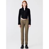 LTB Kadın Alında Crop Jean Ceket - Siyah - 2XS