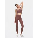 LTB Kadın Askılı Kare Yaka Crop Slım Kahve Rengi Atlet - XL - Kahverengi