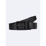 Ltb Manefe Erkek 3 Cm Deri Kemer - Siyah - 115 cm