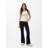 LTB Noelıa L Ispanyol Paça Yüksek Bel Dark Indigo Jean Pantolon - Orta Mavi - 28 - 30