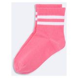 LTB Pembe Orta Çizgili Çorap - 39 - 41