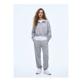 Ltb Regular Fit Yazı Baskılı Lastik Paça Gri Eşofman