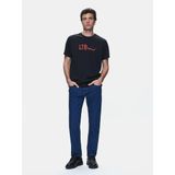 Ltb ROSONO Siyah Erkek Sıfır Yaka Kısa Kol T-Shirt 1225842716089200