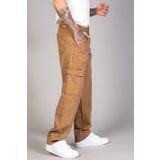 LTC Jeans Erkek Camel Baggy Fit Rahat Kalıp Kargo Pantolon