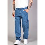LTC Jeans Erkek Koyu Mavi Baggy Fit Rahat Kalıp Kargo Pantolon