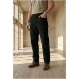 LTC Jeans Erkek Siyah Baggy Fit Rahat Kalıp Kadife Pantolon