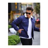 LTC Jeans Fermuarlı Süet Kürklü Lacivert Erkek Ceket