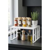LTG Nova Çok Amaçlı Beyaz Metal Raf Düzenleyici & Mutfak Dolap Içi Tezgah Üstü Organizer (28X32X15 Cm) - Seçenek