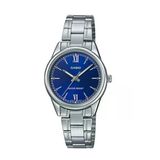Ltp-V005d-2B2udf Quartz Çelik Gri Mavi Kadran 29 Mm Kadın Kol Saati
