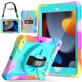 LTROP iPad 8. Nesil Kılıf, iPad 10.2 Kılıfı, Çocuklar için iPad 7. Nesil Kılıf, Apple iPad 2020/2019 10.2 inç için Kalem Tutucu/Döner Stant/Kayış ile 3 Katmanlı Koruyucu Kapak Kılıf, Aqua Teal