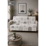 LTS HOME Çok Amaçlı Modern Bohem Kadife Koltuk Örtüsü,Çekyat Örtüsü Piknik Örtüsü Masa örtüsü Kaymaz süngerli 165x218