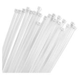 Lü Beyaz Kablo Bağı 4.8 x 250 mm Dayanıklı Naylon Plastik Kelepçe Çok Amaçlı Kablo Düzenleyici Ev Ofis ve Araç Kullanımı Için