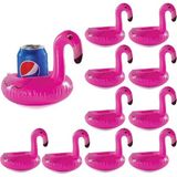 Lu Set Pembe Flamingo Şişme Bardak Simidi İçecek Tutacağı Renkli ve Eğlenceli Plaj Malzemesi