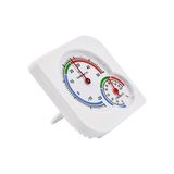 Lua 2'si 1 Arada Iç Mekan Mini Analog Termometre Analog, Oda Iklimlendirme Için Oda Termometresi Sıcaklık ve Nem Ölçer
