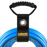 LuBanSir 3 Paket Uzatma Kablosu Düzenleyici, 55,88 cm Taşınabilir Kanca ve Döngü Depolama Kayışları Gromet Fit Uzatma Kabloları, Kablolar, Halatlar, Bahçe Su Hortumları Taşıma ve Asma