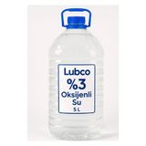 LUBCO 5 kg Pet Ambalajda %3 Oksijenli Su Dezenfektan ve Saç Sarartma İçin Güvenilir Formül - 5,1 lt