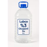 LUBCO Oksijenli Su Standart %3 Dezenfektan&Saç Sarartma 5Kg Pet ambalaj