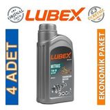 Lubex Mitras AX HYP 75W-90 1 Lt Manuel Şanzıman Yağı (4 Adet)