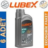 Lubex Mitras AX HYP 75W-90 1 Lt Manuel Şanzıman Yağı (6 Adet)