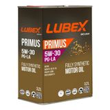 Lubex Primus PG-LA 5W-30 3.2 lt 2'li Partiküllü Motor Yağı