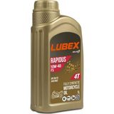 Lubex Rapidus FS 10W40 1 Litre Tam Sentetik Motosiklet Yağı