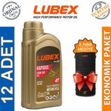 Lubex Rapidus FS 15W-50 1 Lt 12'li 4 Zamanlı Motosiklet Yağı