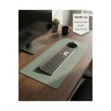 LUBIKO STUDIO Deri Masa Pedi, Büyük Mouse Pad, Ofis ve Ev İçin Masa Altlığı - Şilte