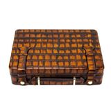 Lubinski Croco Desen Seyahat Puro Kutusu Humidor İçi Sedir Kahve 18's