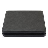 Lubinski Deri Sedirli Seyahat Puro Sunum Kutusu Slim Humidor 10S Siyah