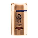 Lubinski Lion Kapaklı Delicili Tek Torch Puro Çakmağı Gold