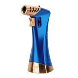 Lubinski New Design Çok Fonksiyonlu Tek Torch Büyük Masa Tipi Puro Çakmağı Blue LB-119