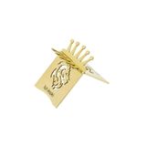 Lubinski New Lion Özel İşleme Motifli Puro Sehpası Gold Lion-2