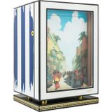 Lubinski Special Edt. Cuban Flag 3 Çekmeceli Humidor Puro Kutusu Dolap 120S