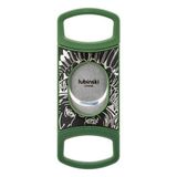 Lubinski V-Kesim-Düz Kesim Sehpalı Puro Makası Double Cutter Yeşil(60Ring) LB-353