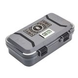 Lubinski Yeni Stil Nem Göstergeli Seyahat Puro Kutusu Humidor Kırılmaz Plastik Gri 12's LB-600