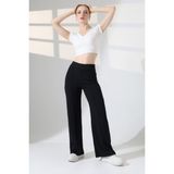 Lubiti Modal Bol Paça Çimalı Yumuşak Dokulu Eşofman/pantolon - S - Siyah
