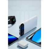 Lucatech 12.500 Mah Powerbank — iPhone 13 Pro Max / 14 / 14 Plus (Çift Giriş + Güvenli Şarj) - Beyaz