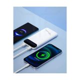 Lucatech iPhone 11/12/13 Pro/14/15/16 Pro Max Uyumlu 22.500 mAh Powerbank, Beyaz, Çift Çıkış, Akıllı Çip