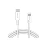 Lucatech iPhone 11/12/13/14 Pro Max Uyumlu PD Lightning Hızlı Şarj Kablosu, Beyaz AZD209KRD58