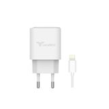 Lucatech iPhone 13 Pro Uyumlu PD Lightning 35W Hızlı Şarj Aleti, Beyaz AW35LB13